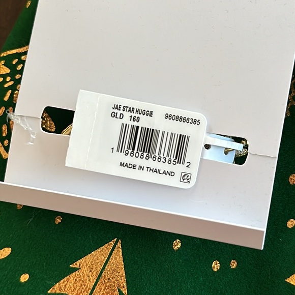 Kendra Scott Jae Convertible Gold Star Pave Huggie Earrings - Picture 4 of 5